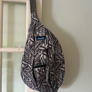 KAVU Black and White Sling Bag